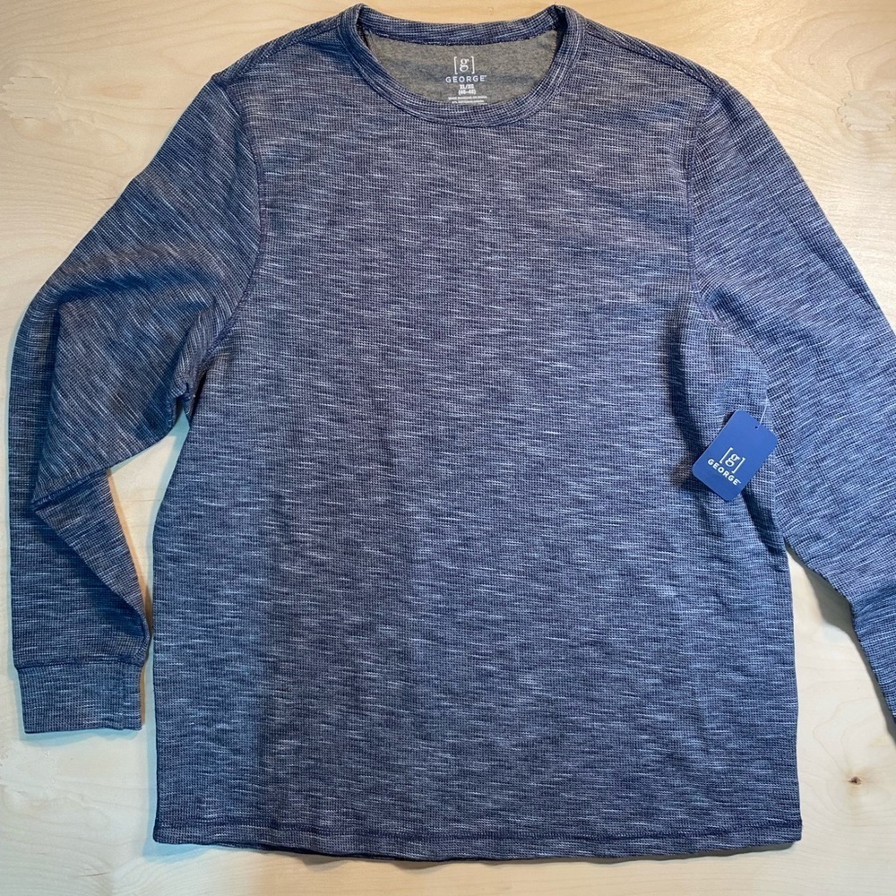 George Long Sleeve Thermal Crew XL (46/48) (GR)